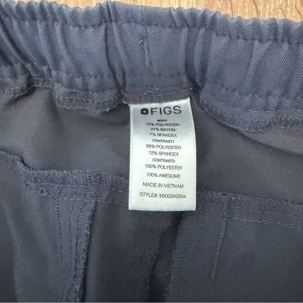 Figs Tansen Jogger Scrub Pants Gray Men’s Medium Nurse Doctor Hospital
